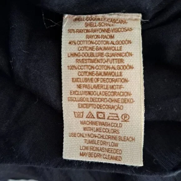 Free People Sunbeam Black Embroidered Off Shoulder Boho Peasant Tunic Dress M - Picture 8 of 9